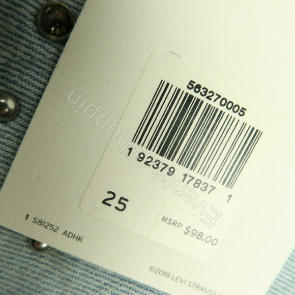 Levis Premium 501 Asteroid Cut Off Jean Shorts - Picture 4 of 6